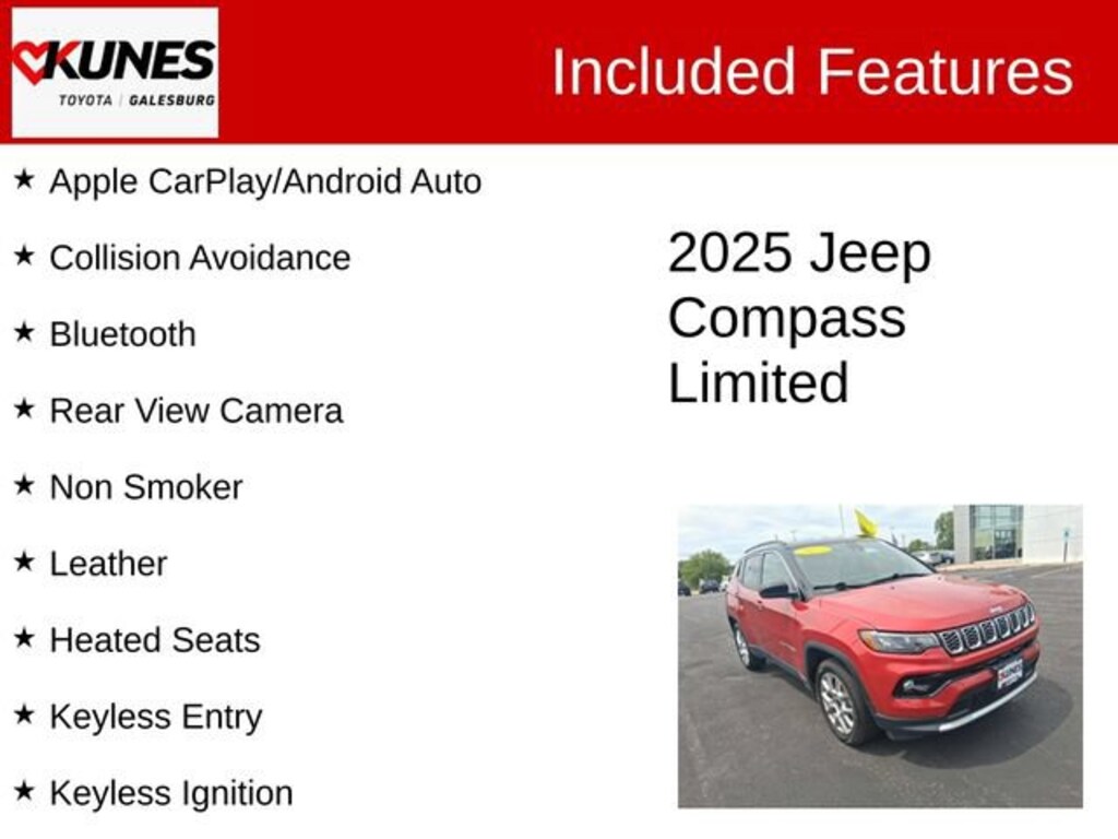 Used 2025 Jeep Compass Limited SUV