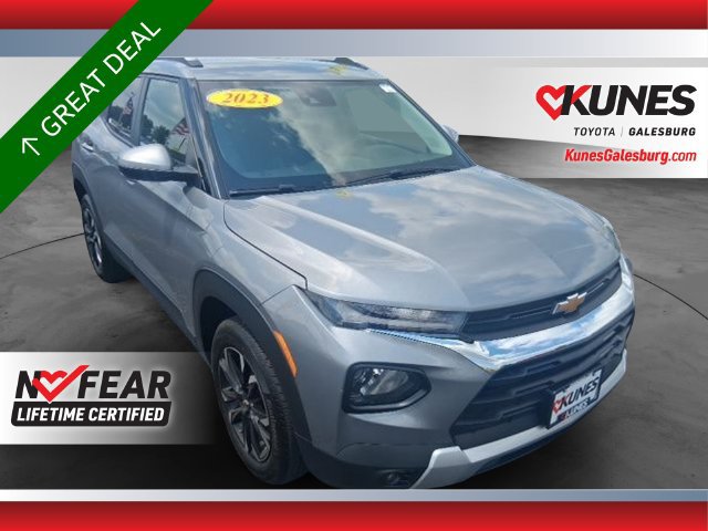 Used 2023 Chevrolet TrailBlazer LT with VIN KL79MPSL9PB140443 for sale in Galesburg, IL