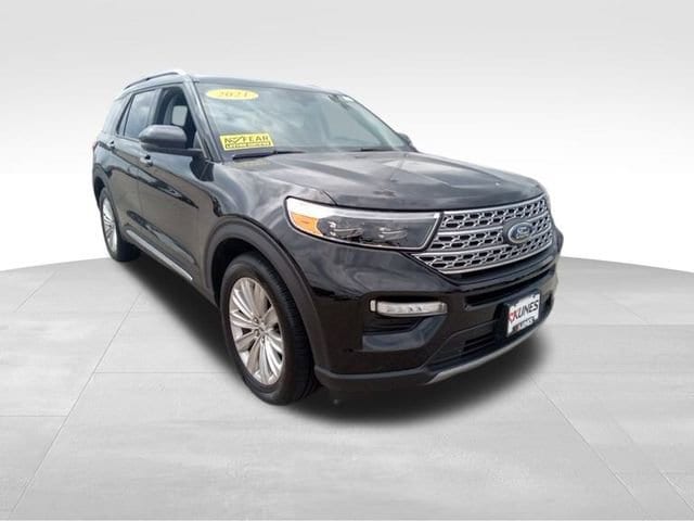 Used 2021 Ford Explorer Limited with VIN 1FMSK8FH6MGA38582 for sale in Galesburg, IL