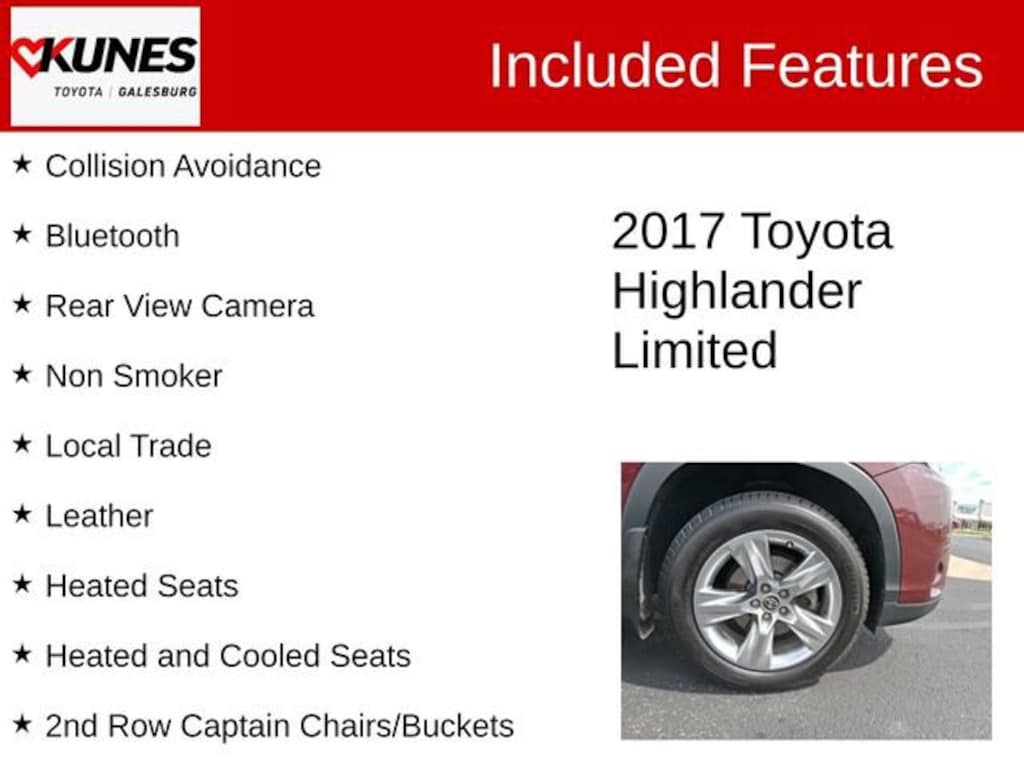 Used 2017 Toyota Highlander Limited V6 SUV