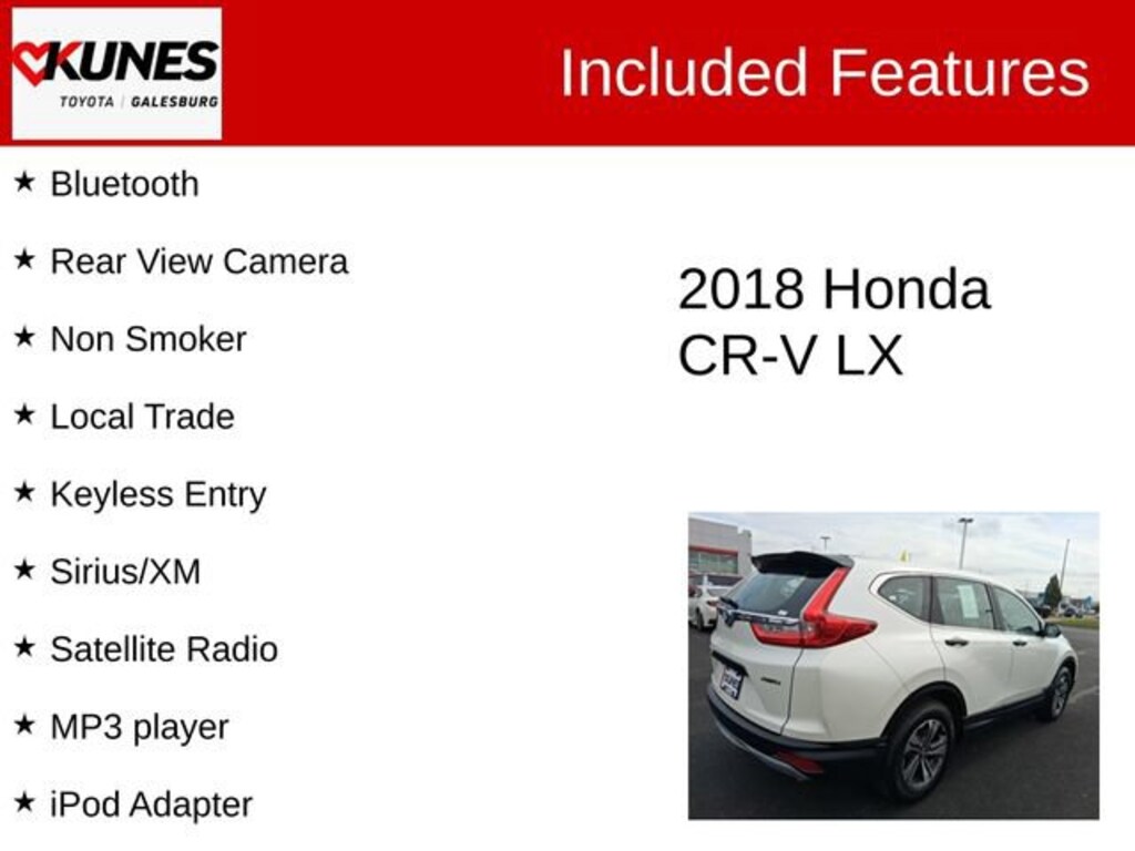 Used 2018 Honda CR-V LX AWD SUV