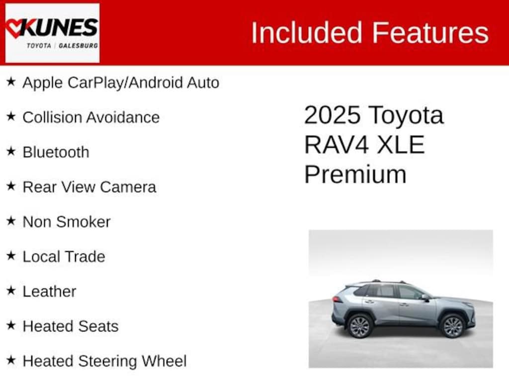 Used 2025 Toyota RAV4 XLE Premium SUV