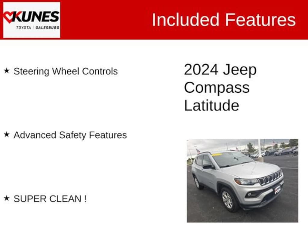 Used 2024 Jeep Compass Latitude SUV