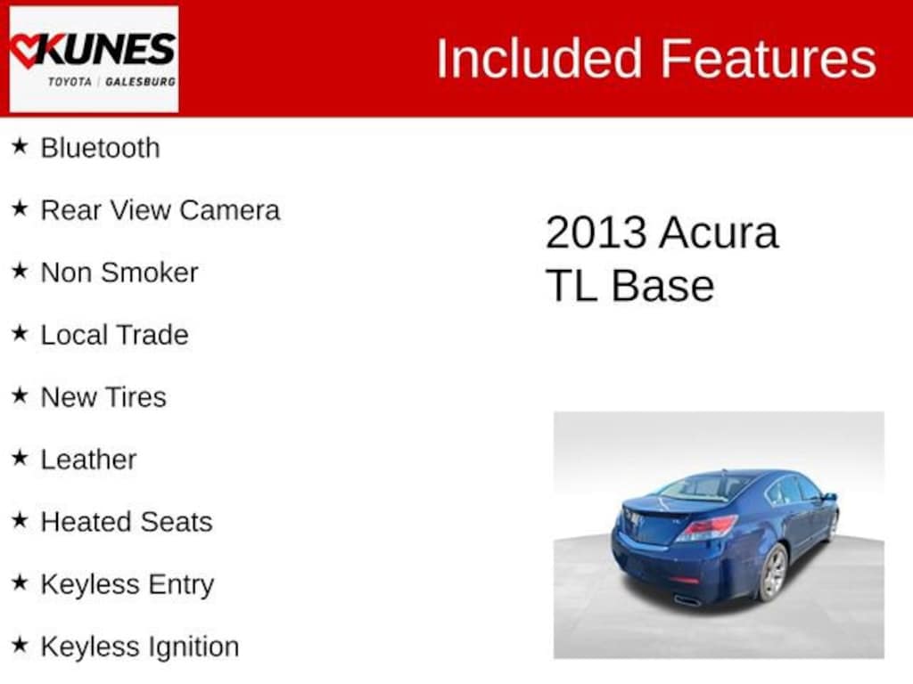 Used 2013 Acura TL 3.5 w/Technology Package (A6) Sedan
