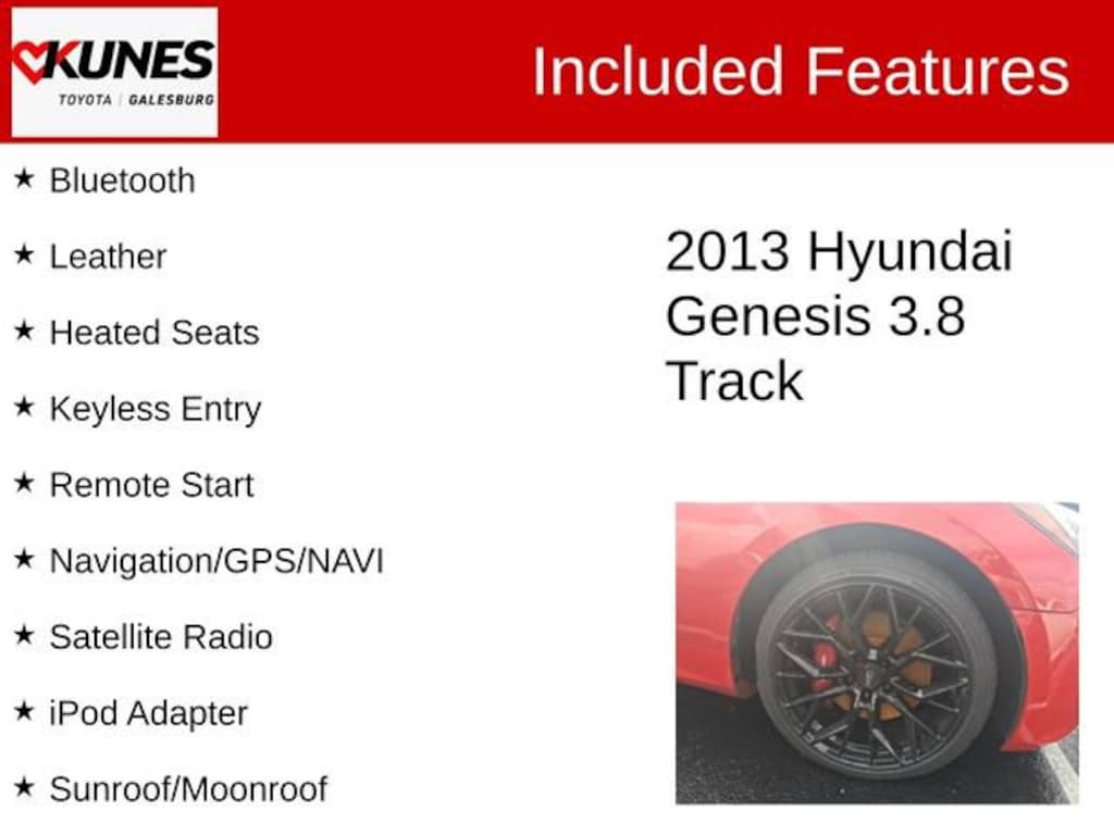 Used 2013 Hyundai Genesis Coupe 3.8 Track Coupe