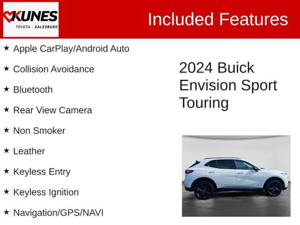 Used 2024 Buick Envision Sport Touring SUV