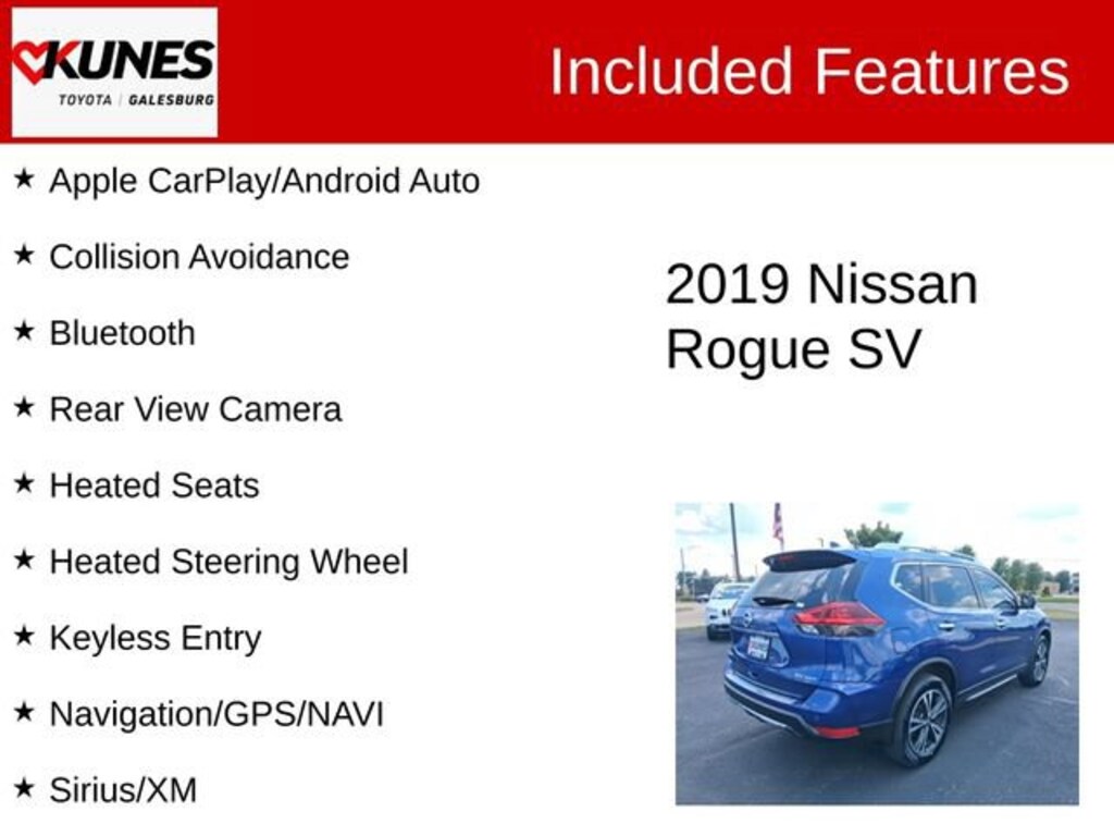 Used 2019 Nissan Rogue SV SUV