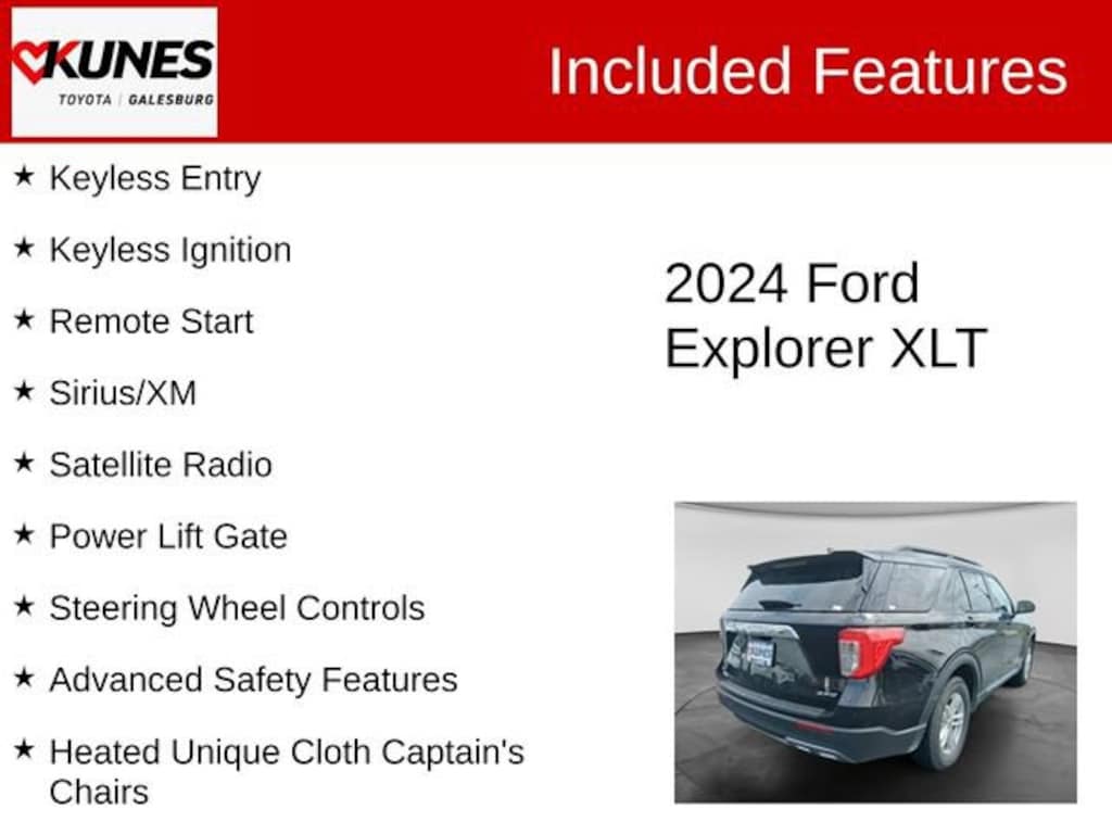 Used 2024 Ford Explorer XLT SUV