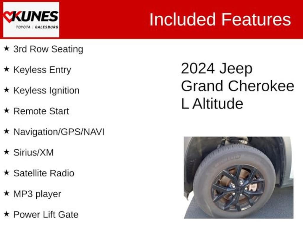 Used 2024 Jeep Grand Cherokee L Laredo SUV