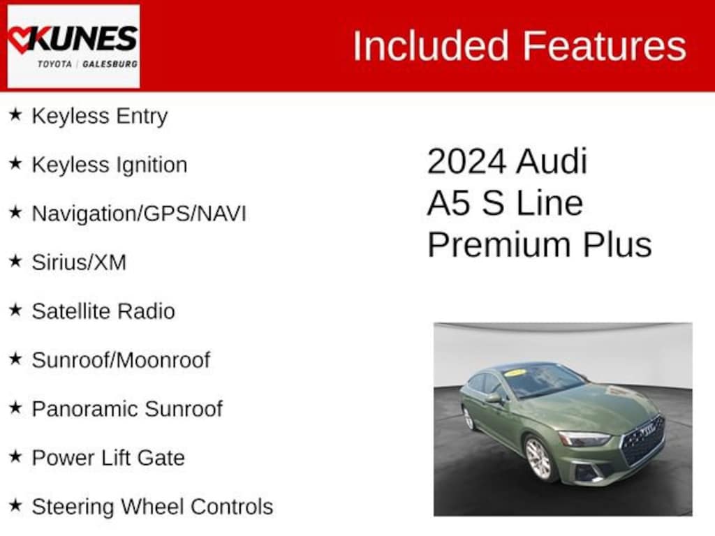 Used 2024 Audi A5 45 S line Premium Sportback