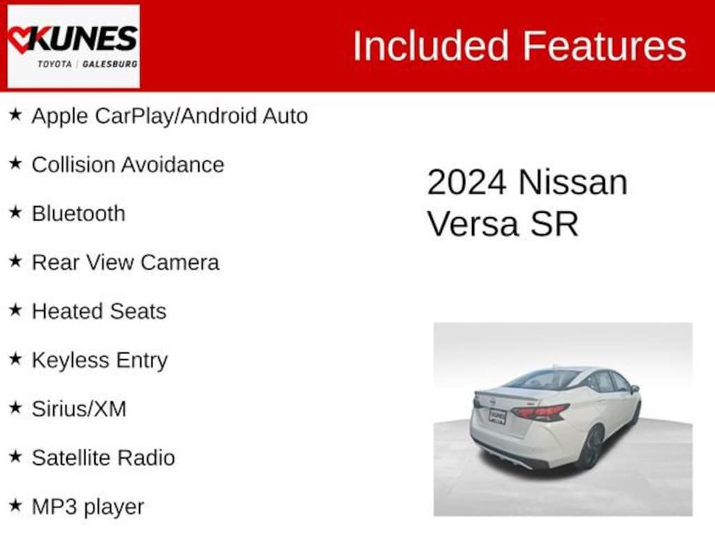 Used 2024 Nissan Versa 1.6 SR Sedan