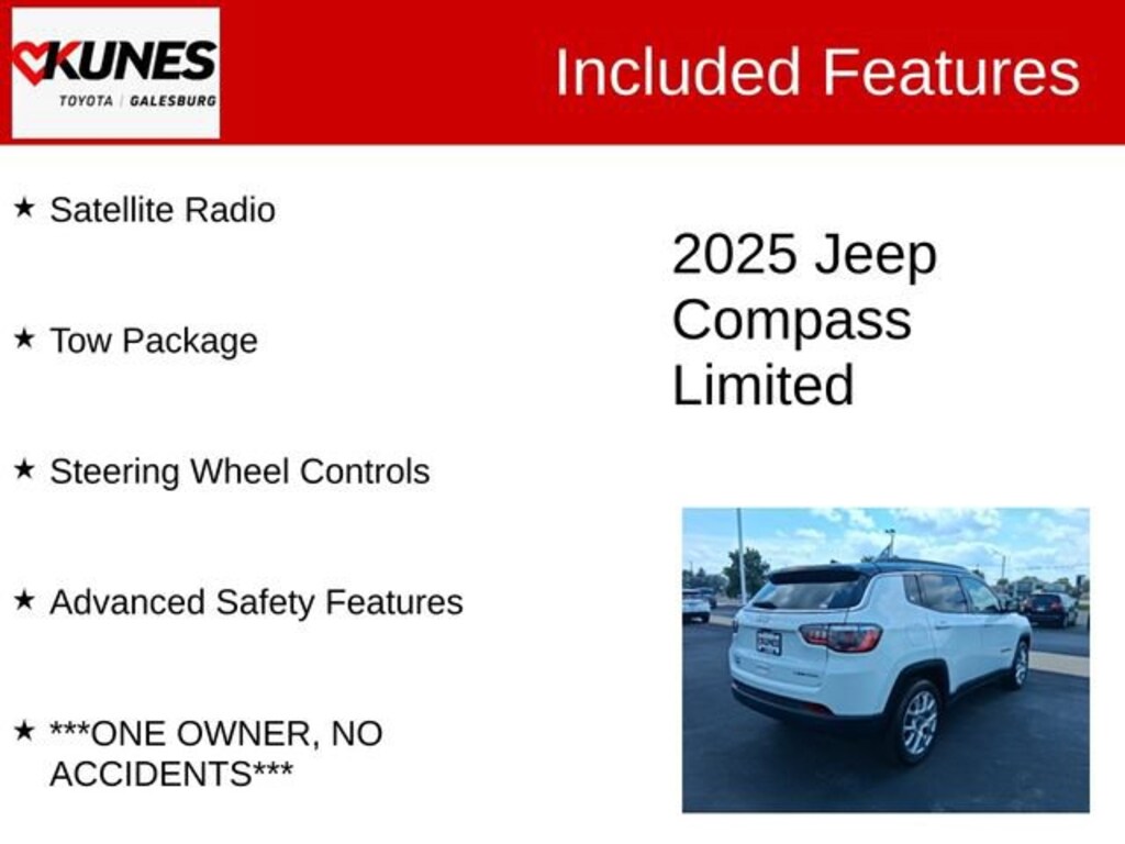Used 2025 Jeep Compass Limited SUV