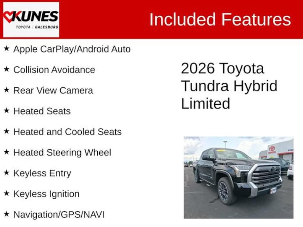 New 2026 Toyota Tundra i-FORCE MAX Limited LIMITED CREWMAX 5.5