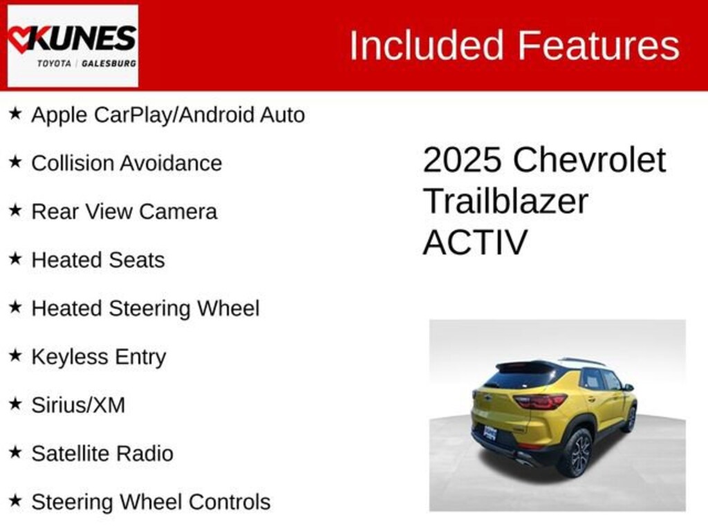 Used 2025 Chevrolet Trailblazer ACTIV SUV