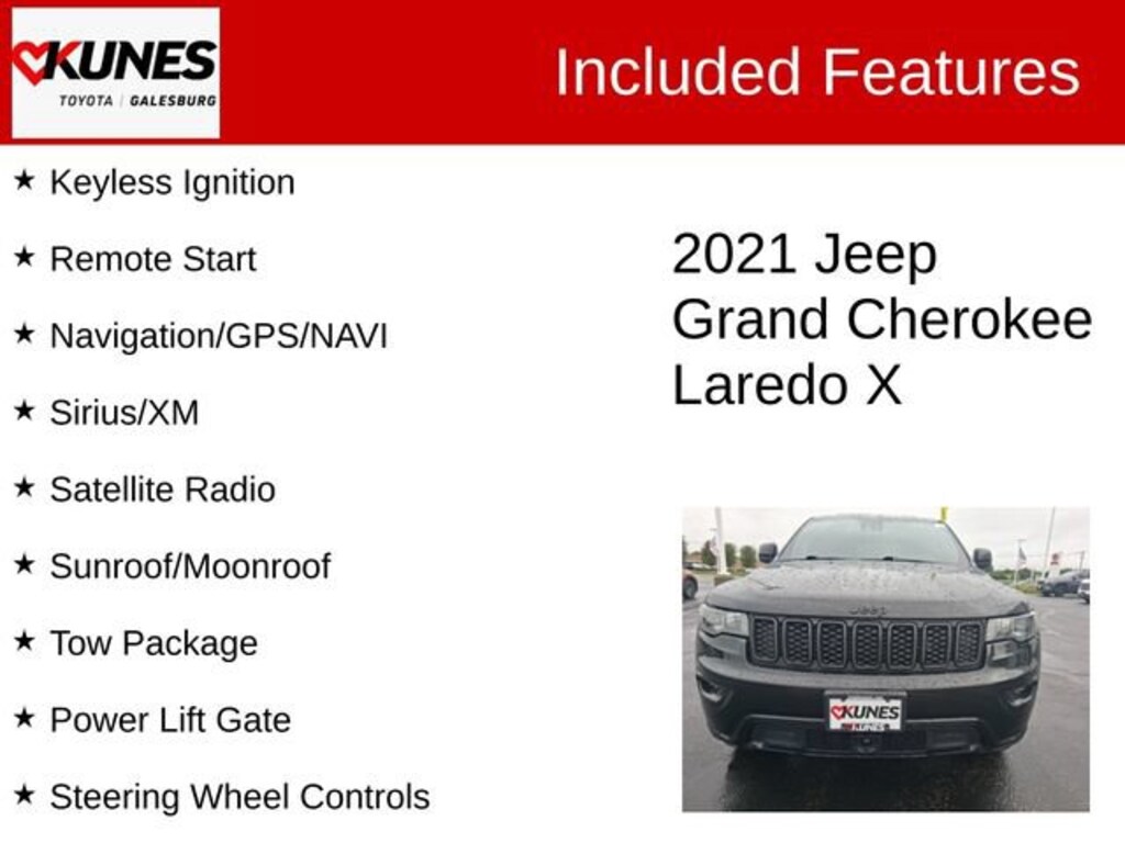 Used 2021 Jeep Grand Cherokee Laredo SUV