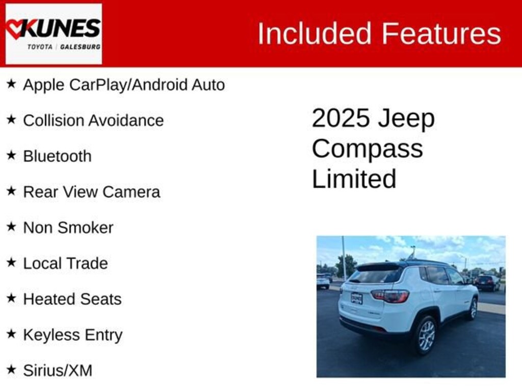 Used 2025 Jeep Compass Limited SUV