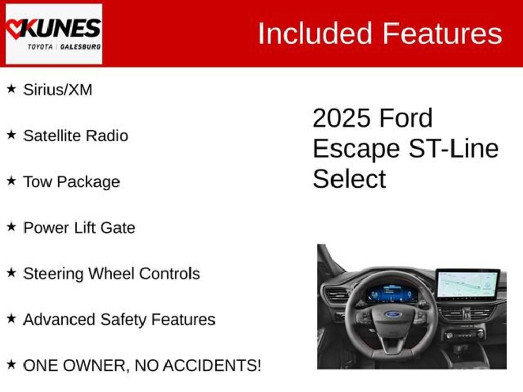 Used 2025 Ford Escape ST-Line Select SUV