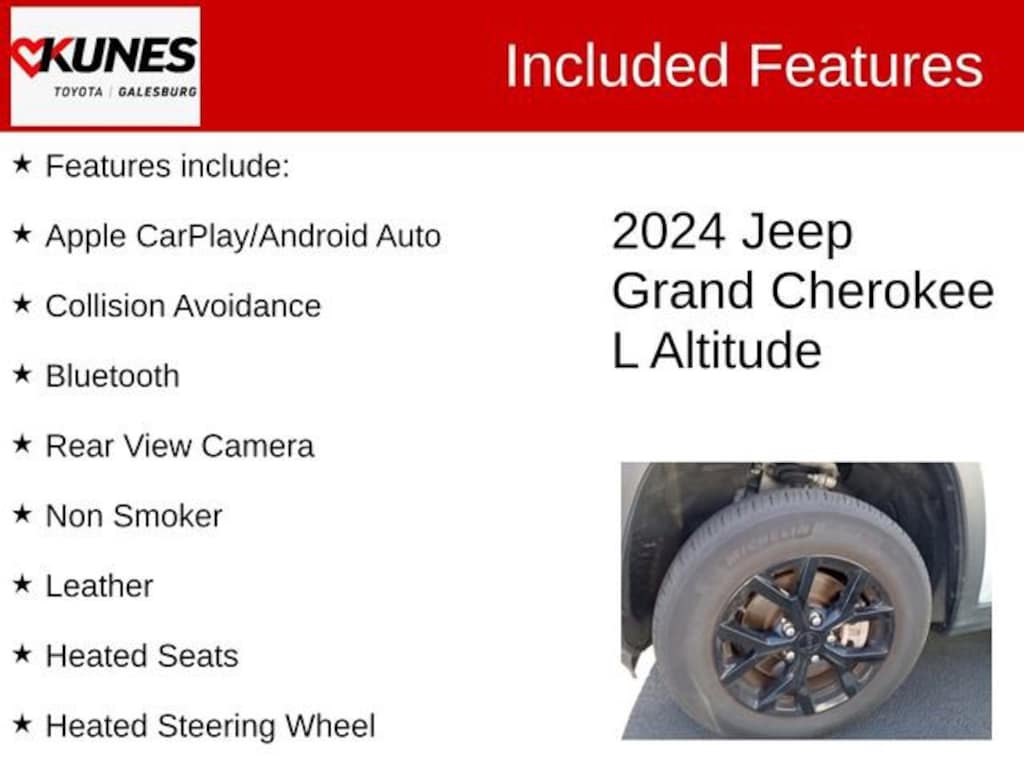 Used 2024 Jeep Grand Cherokee L Laredo SUV
