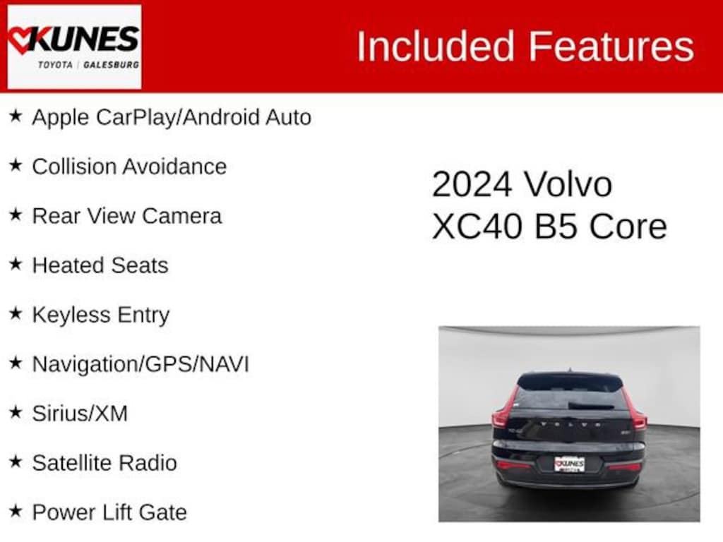 Used 2024 Volvo XC40 B5 Core SUV