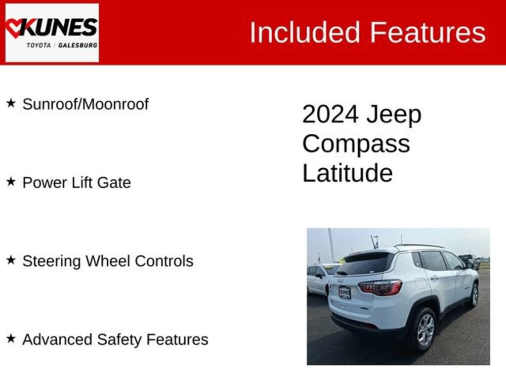 Used 2024 Jeep Compass Latitude SUV