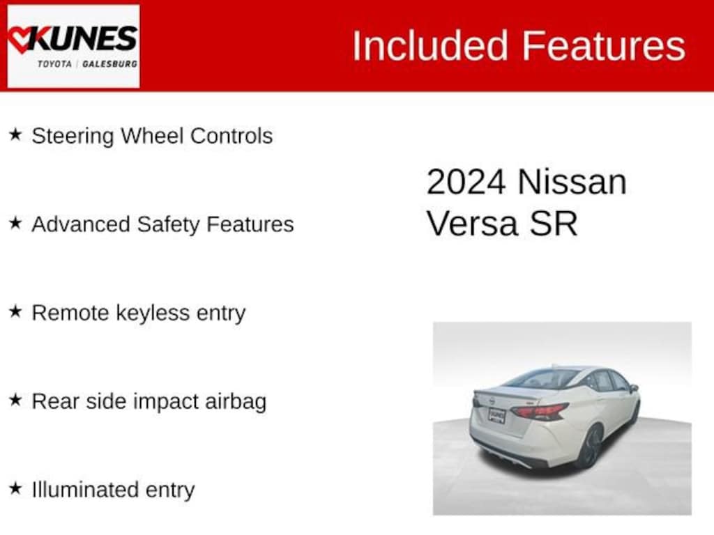 Used 2024 Nissan Versa 1.6 SR Sedan