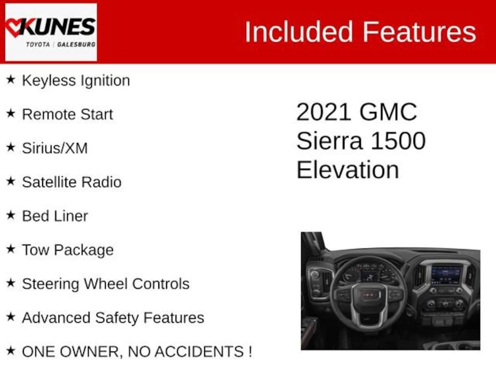 Used 2021 GMC Sierra 1500 Elevation w/3SB Truck Double Cab