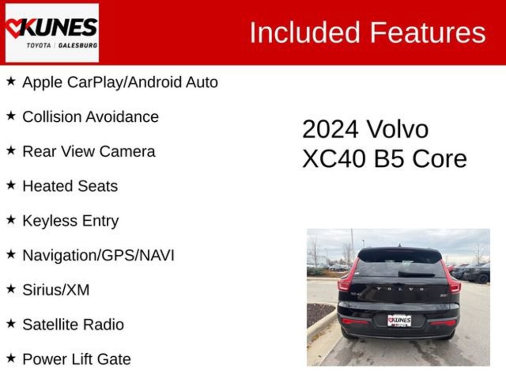 Used 2024 Volvo XC40 B5 Core SUV