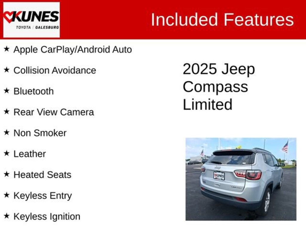 Used 2025 Jeep Compass Limited SUV