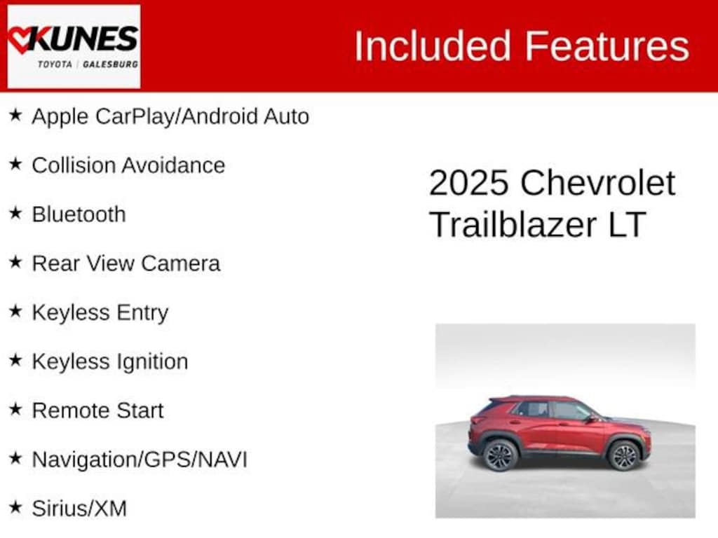 Used 2025 Chevrolet Trailblazer LT SUV