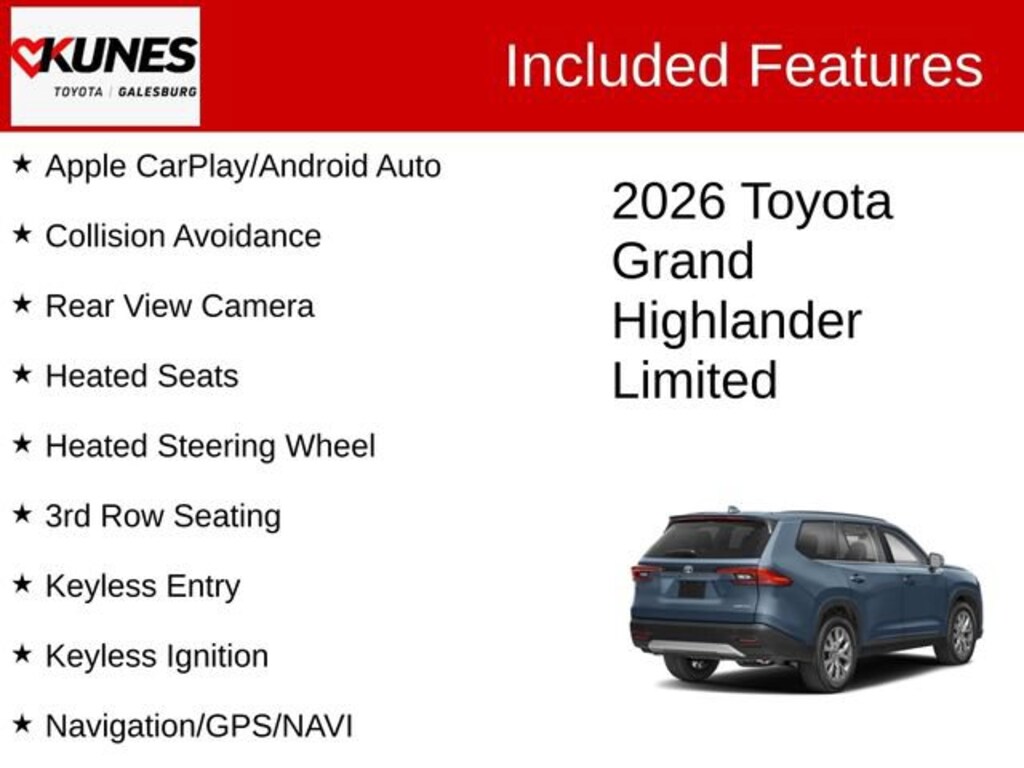 New 2026 Toyota Grand Highlander Limited LIMITED AWD