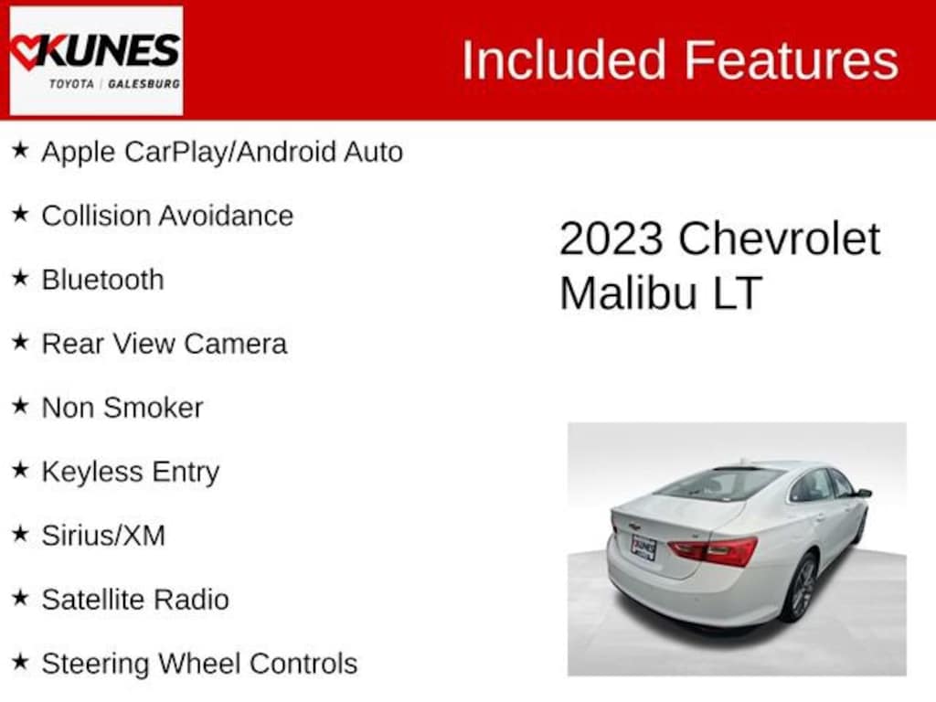 Used 2023 Chevrolet Malibu 1LT Sedan