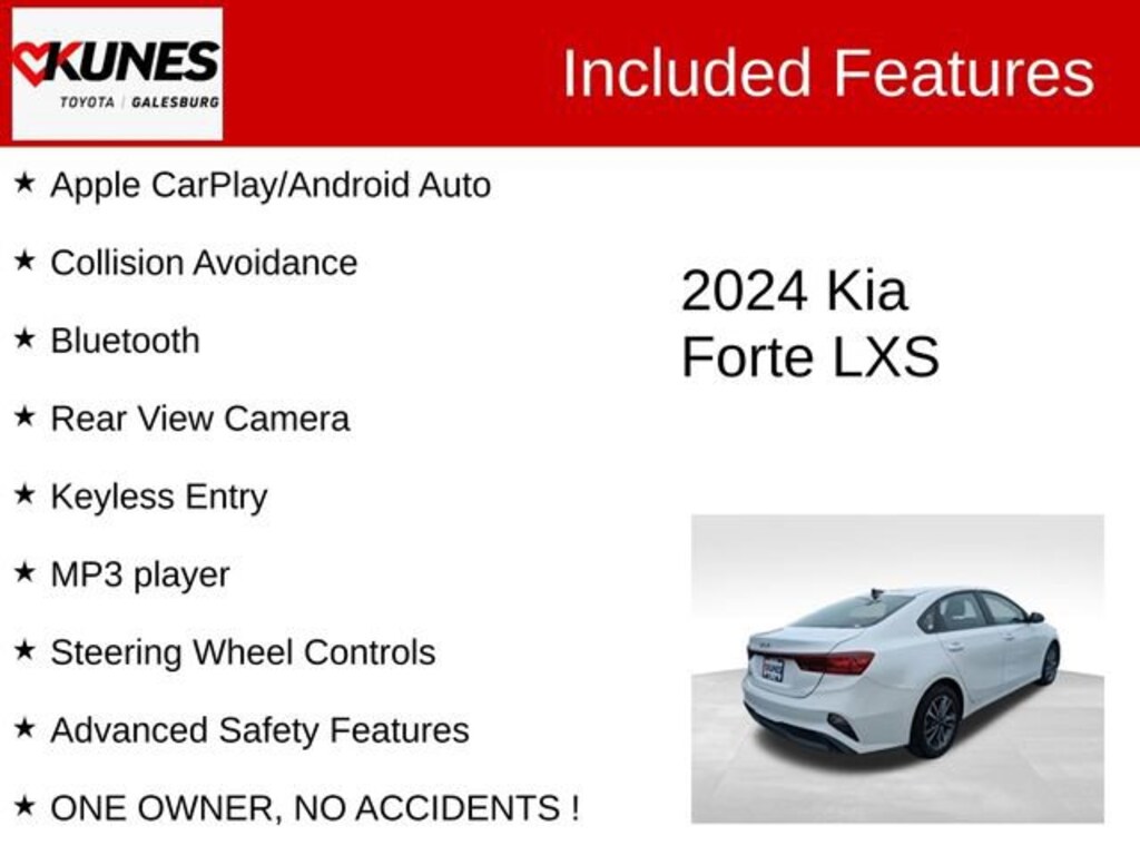 Used 2024 Kia Forte LXS Sedan