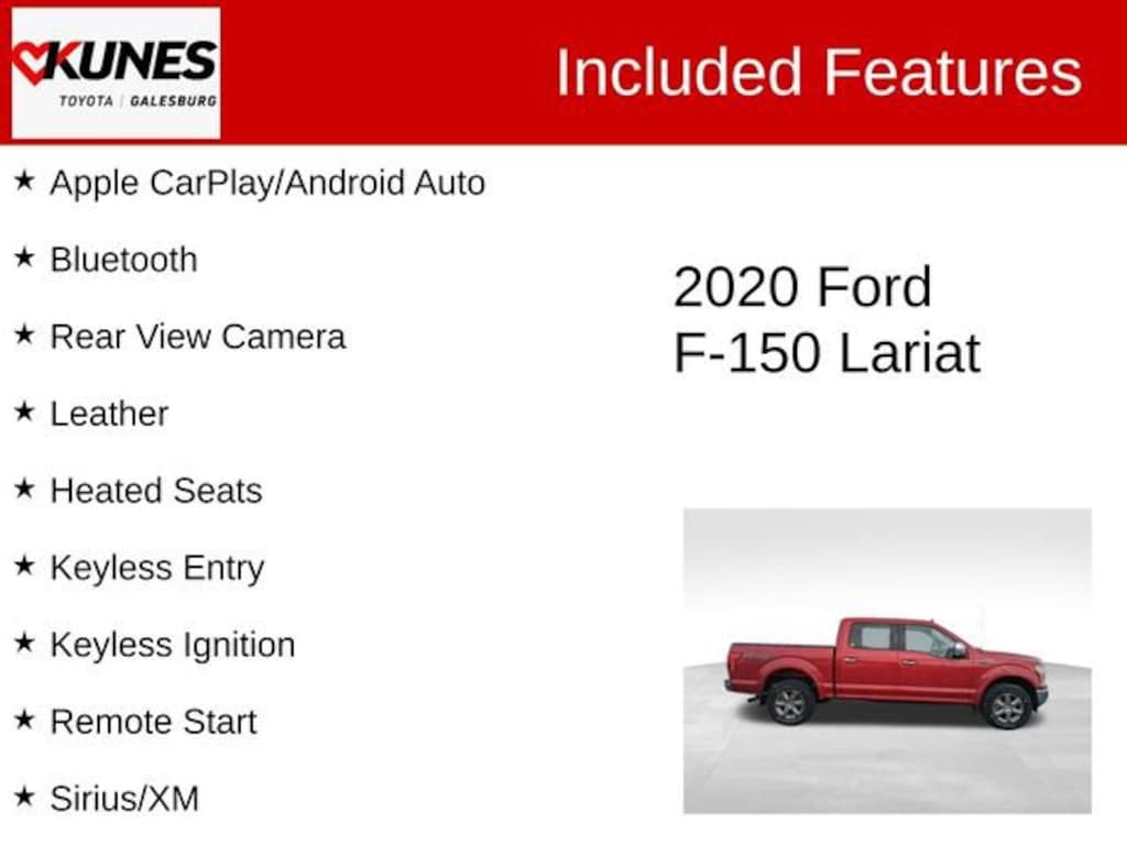 Used 2020 Ford F-150 Truck SuperCrew Cab