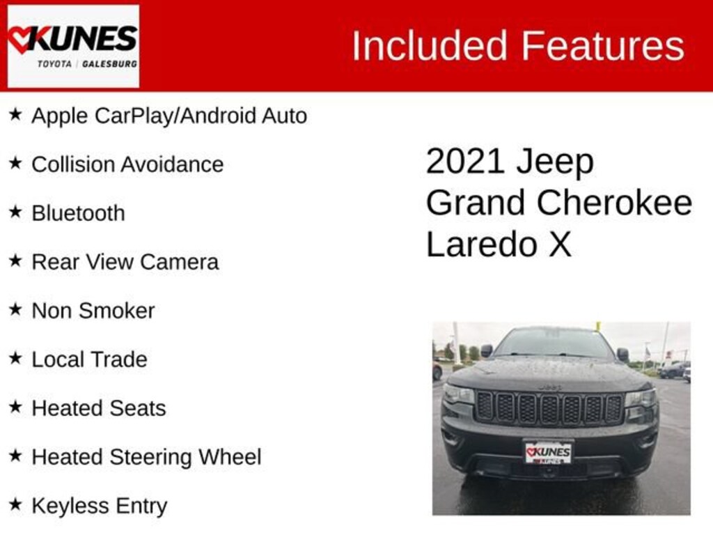 Used 2021 Jeep Grand Cherokee Laredo SUV