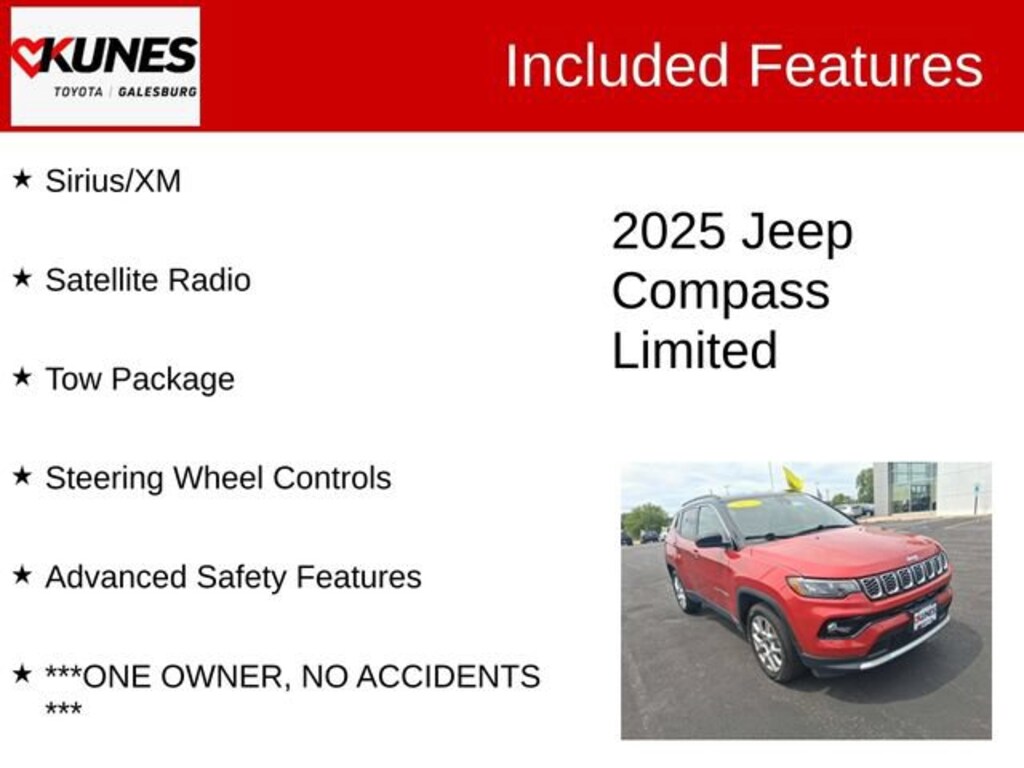Used 2025 Jeep Compass Limited SUV