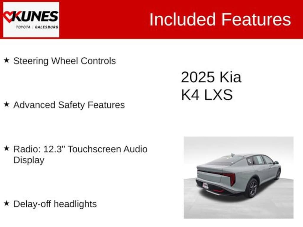 Used 2025 Kia K4 LXS Sedan