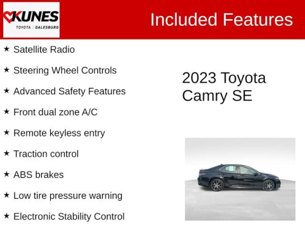Used 2023 Toyota Camry SE Sedan