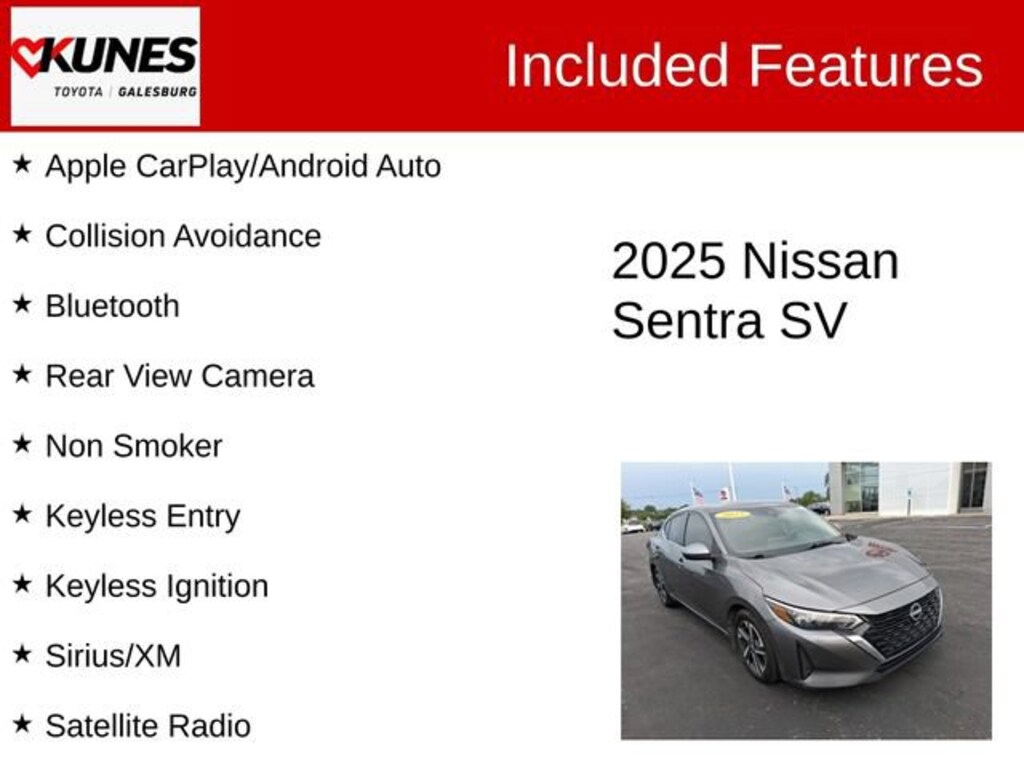 Used 2025 Nissan Sentra SV Sedan