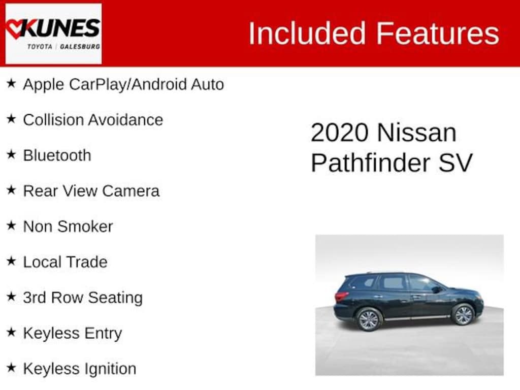 Used 2020 Nissan Pathfinder SV SUV