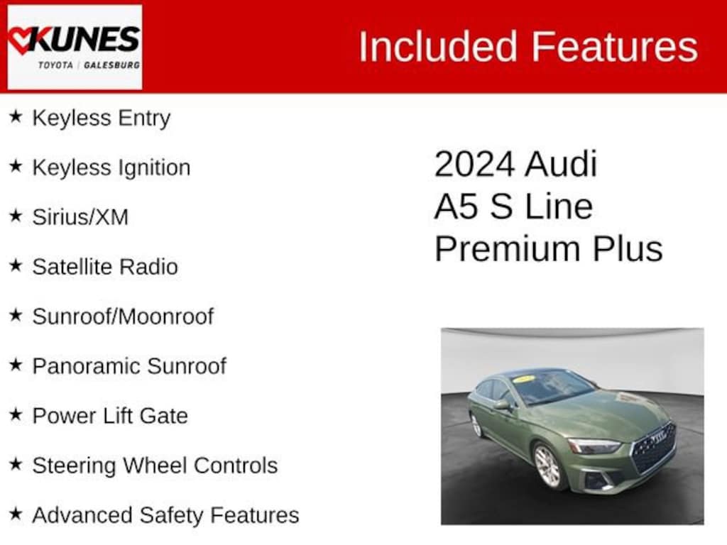 Used 2024 Audi A5 45 S line Premium Sportback