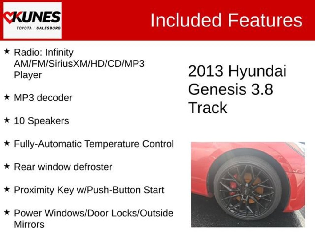 Used 2013 Hyundai Genesis Coupe 3.8 Track Coupe