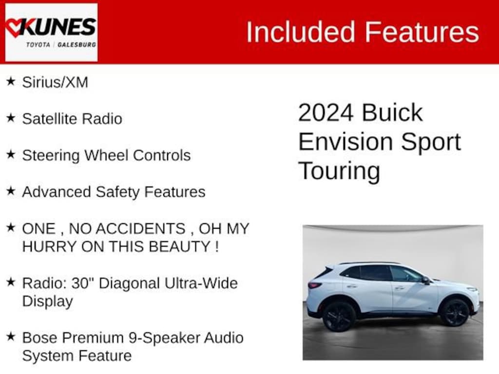 Used 2024 Buick Envision Sport Touring SUV