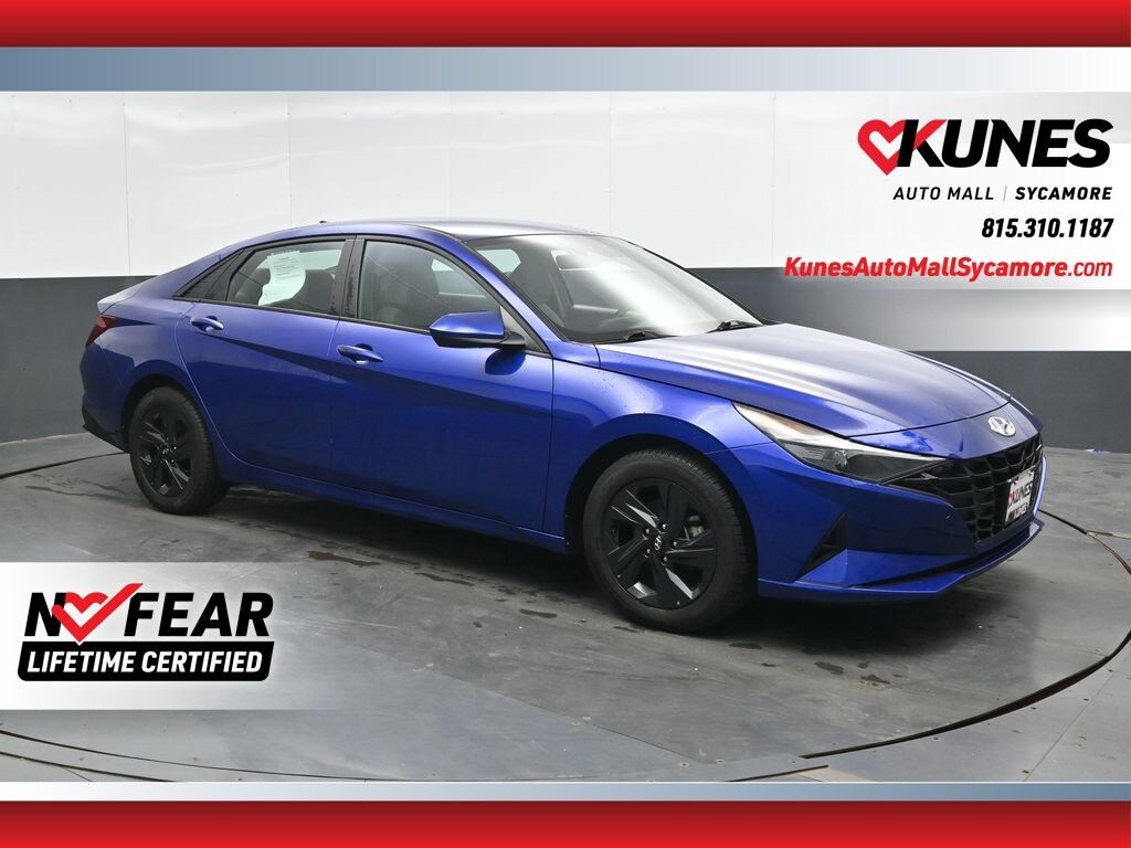 Used 2023 Hyundai Elantra HEV Blue Sedan