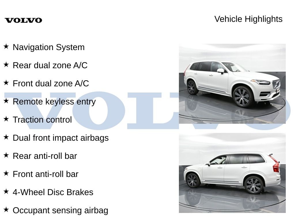Certified 2025 Volvo XC90 plug-in hybrid T8 Core 7-Seater SUV