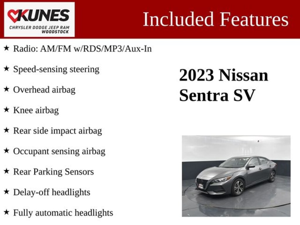 Used 2023 Nissan Sentra SV Sedan