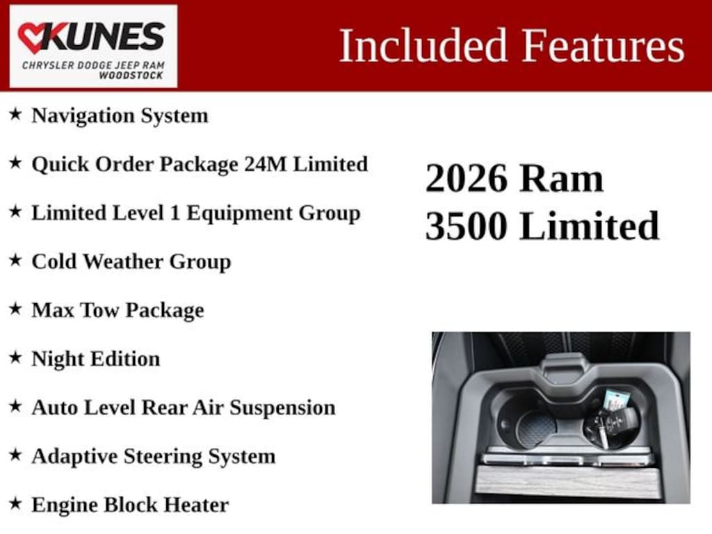 New 2026 Ram 3500 Limited Pickup