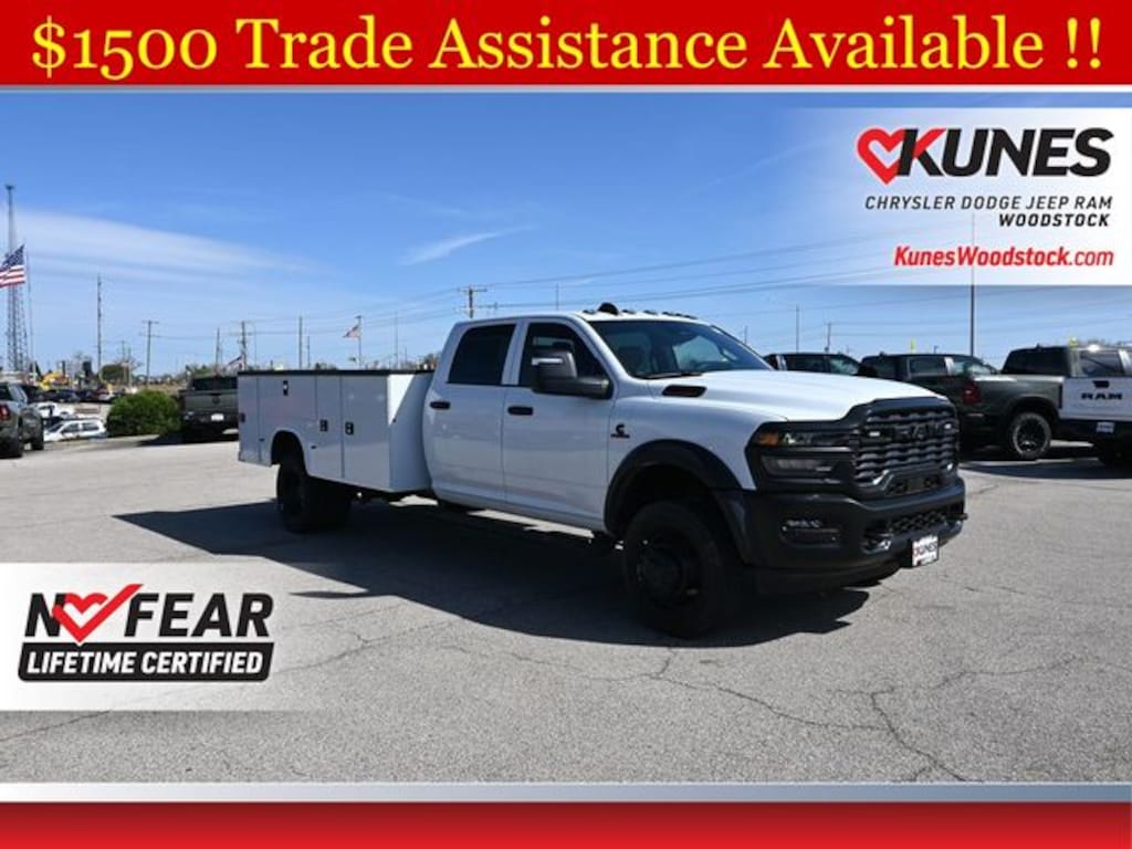 New 2026 Ram 5500 Chassis Cab Tradesman Utility Box Pickup