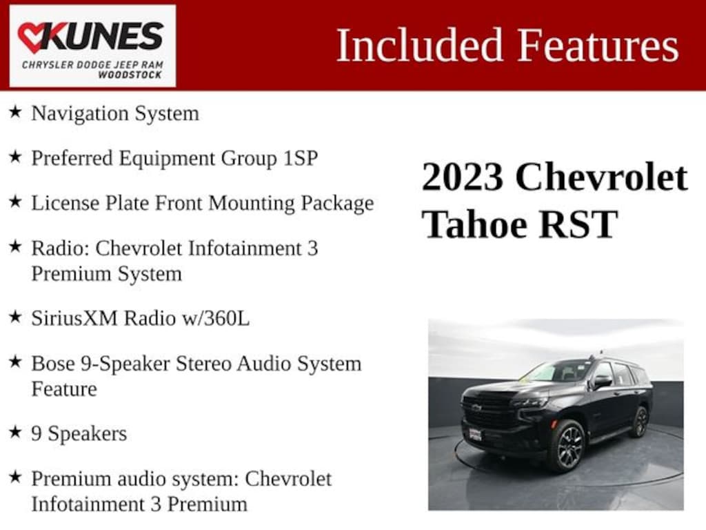 Used 2023 Chevrolet Tahoe RST SUV