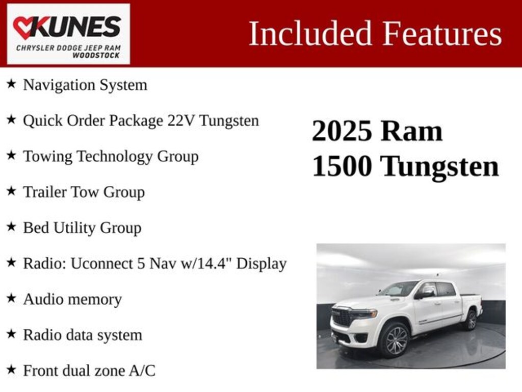 Used 2025 Ram 1500 Tungsten Truck Crew Cab
