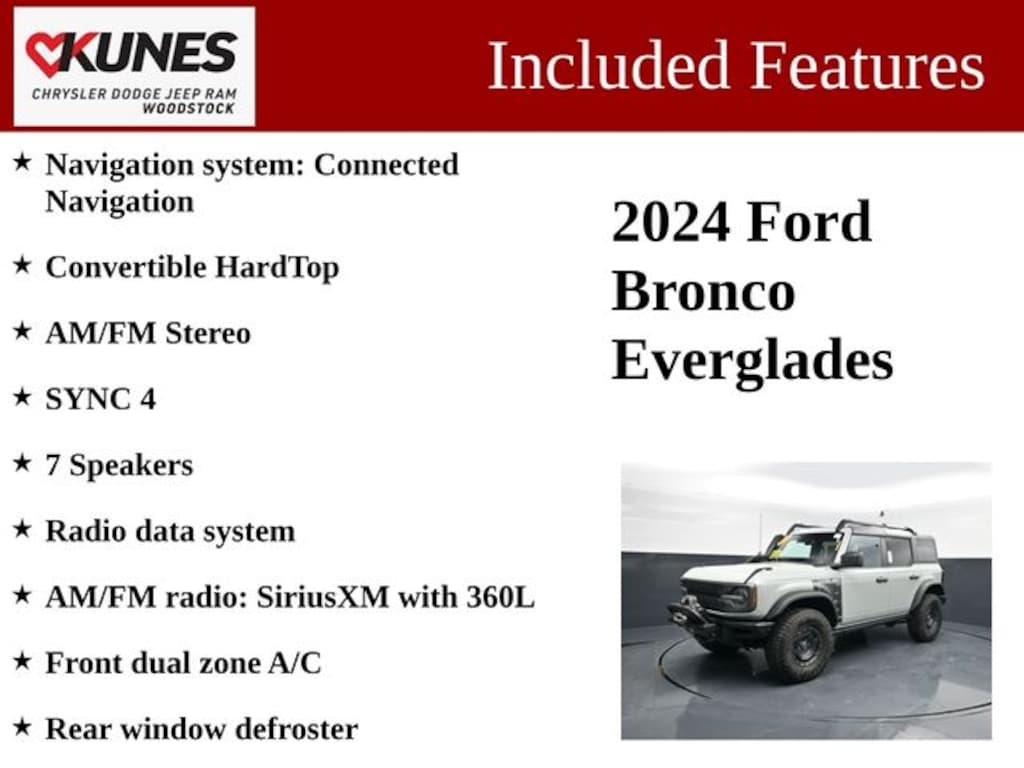 Certified 2024 Ford Bronco Everglades SUV